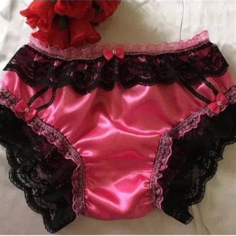 Baby Pink Satin Sissy Knickers Softly Silky Bikini Panties Etsy
