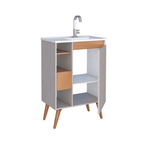 Mueble Para Ba O Dreamline Czm X X Cm Nude Espejo Juego Ferreter A