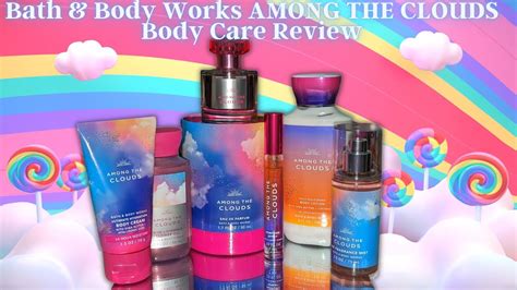 Review NEW Among The Clouds Body Care Bath Body Works