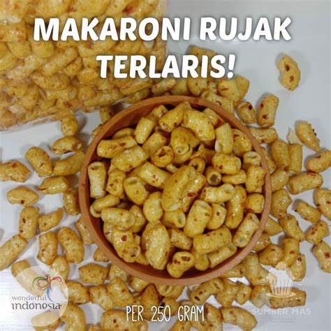 Jual Makaroni Bumbu Rujak Pedas Manis Kg Makroni Rujak Macaroni