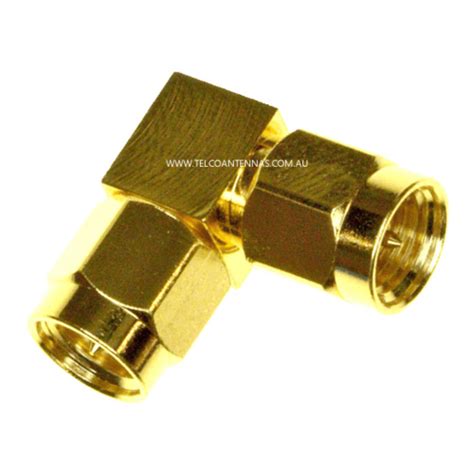 sma male  sma male  angle adaptor
