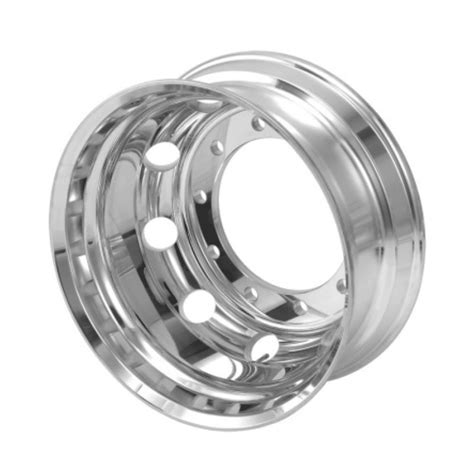 Roda De Aluminio Para Caminhao - Roda de Alumínio Caminhão Alto Brilho Interno e Externo Borda Larga Aro ...