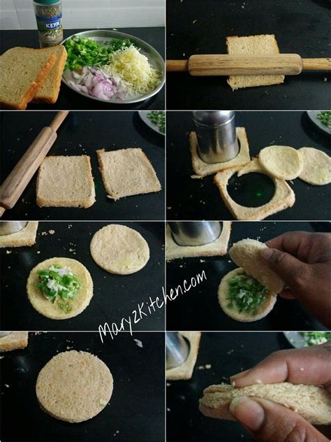 Eggless Bread Pockets Recipe Mary S Kitchen