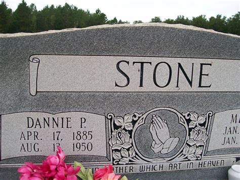 Dannie Patterson Stone Find A Grave Memorial