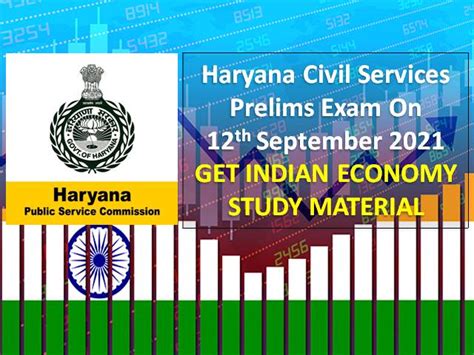 Hpsc Haryana Civil Services Hcs 2021 Prelims Exam Indian Economy