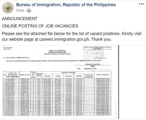 Bureau Of Immigration Is Hiring 100 Immigration Officer I Newstogov