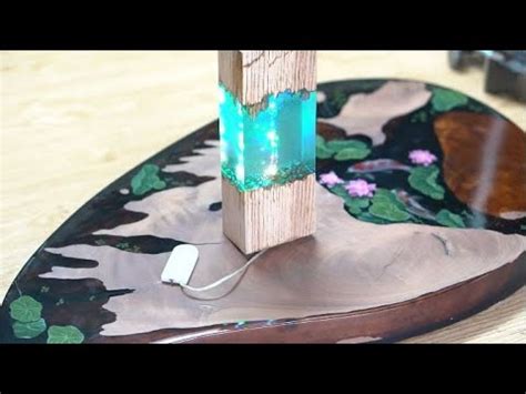 Handmade Blue Epoxy Resin Night Lamp Most Amazing Diy Ideas From