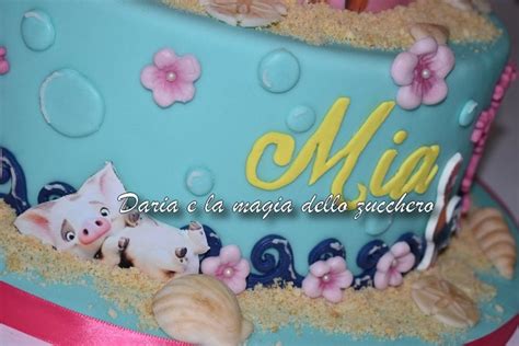 Baby Moana Cake - CakeCentral.com