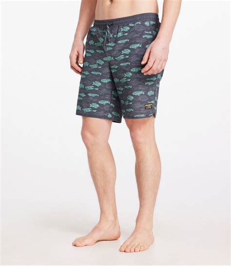 Mens All Adventure Swim Shorts 9 Print Swimwear At L L Bean