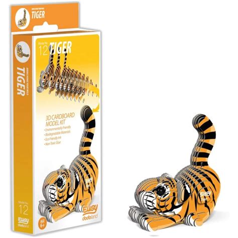 Eugy D Cardboard Model Kit Tiger Argosytoys Co Uk