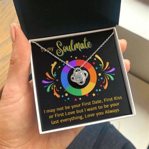 Lesbian Message Card Necklace Etsy