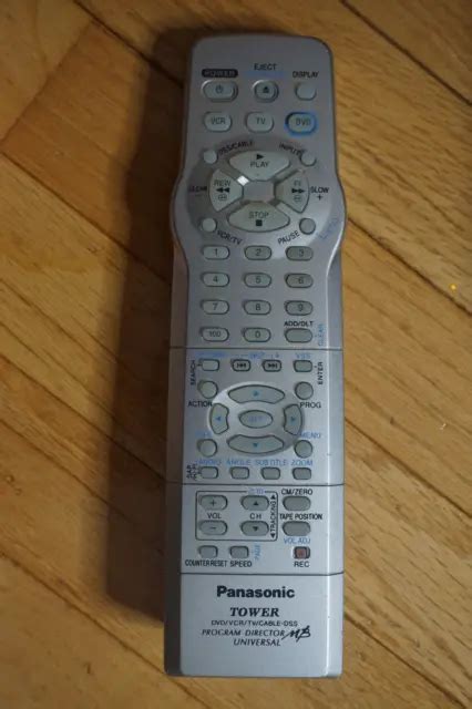 Panasonic Lssq Tower Dvd Vcr Tv Program Director Mb Universal