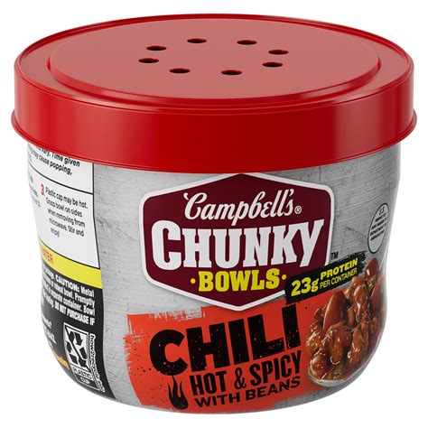 Snapklik Campbells Chunky Chili Hot Spicy