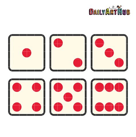 dice clip art 1