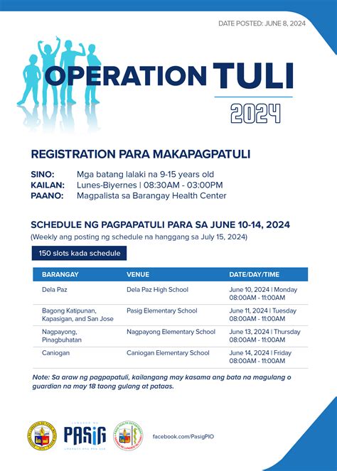 Operation Tuli 2024 | June 10-14, 2024 | Pasig City