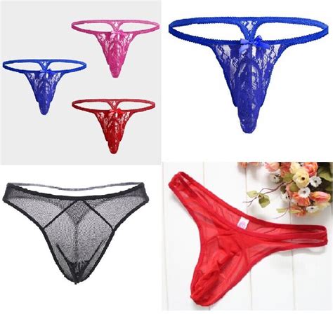Men Thong Bikini G String Panties Pouch Soft Fashion Brief Sexy T Back Underwear EBay