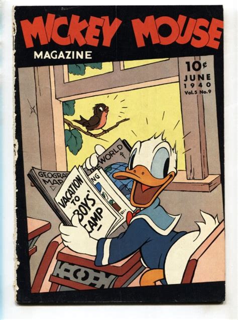 Mickey Mouse Magazine Vol 5 9 1940 First Comic Book Format Issue RARE