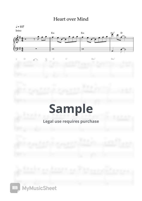 Alan Walker Daya Heart Over Mind Piano Sheet Sheets By Pianella Piano