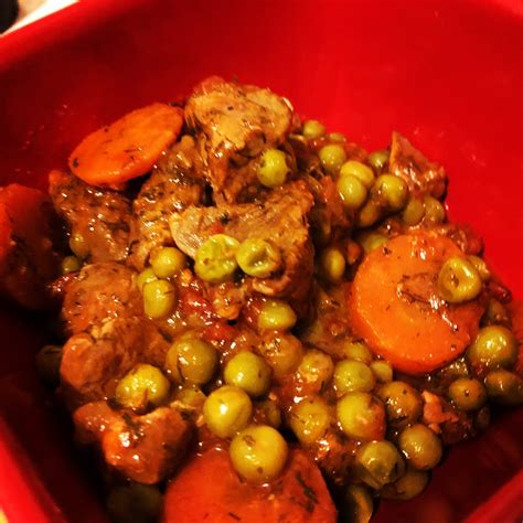 Beef Stew recipe with Green Peas | The Greek Food