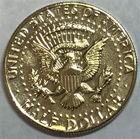 K Gold Plated D Kennedy Half Dollar Property Room