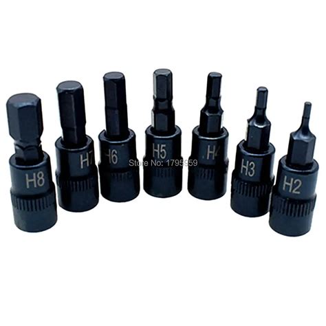 Pc Impact Hex Bit Socket Set H H H H H H H Allen Keys