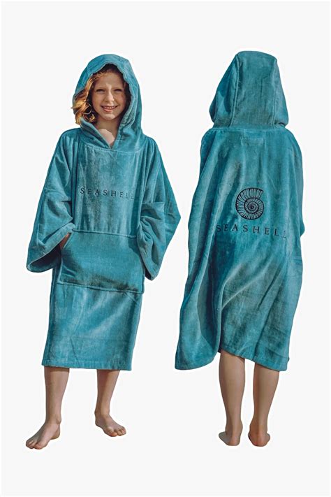 seashell towelling robe kids seashell clothing seashell