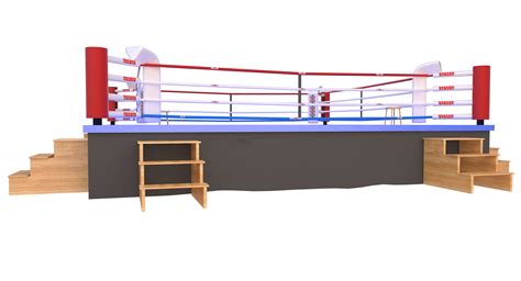 Boxing Ring 3d Model 24 Max Fbx Obj Free3d