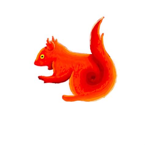 Fire Squirrel By Lyantz On Deviantart