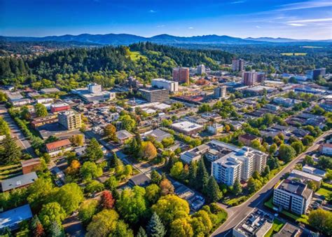 Stunning Aerial Views of Eugene Oregon a DronesEye Perspective on a ...
