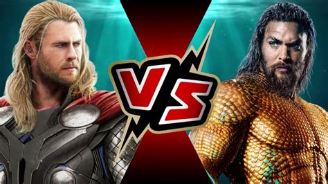 Thor Vs Aquaman W Posedions Trident Battle Arena Youtube