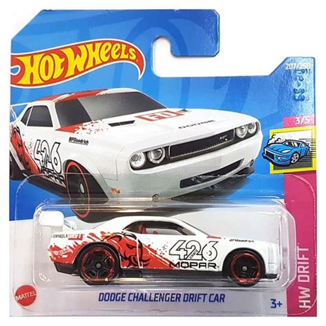 Hot Wheels Машинка базовой коллекции DODGE CHALLENGER DRIFT CAR 5785 HCV88 купить с доставкой