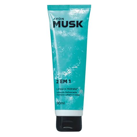 Shampoo Cabelo E Corpo Musk Marine Ml Produto Masculino Avon