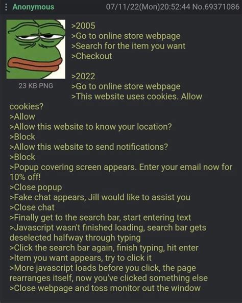 Anon Is Shopping Online R Greentext Greentext Stories Know Your Meme