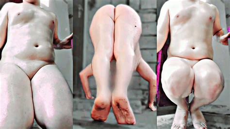 Oiled Hot Blonde BBW Shemale Big Bubble Butt Big Ass Booty Ladyboy Sissy Femboy Crossdresser
