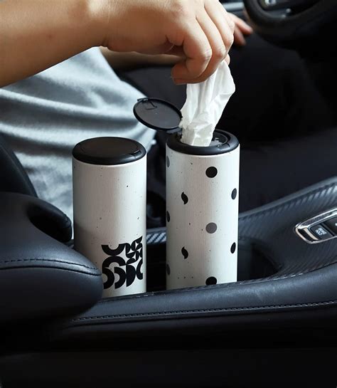 Car Tissue Holder With Facial Tissues Bulk 4 PK Travel Tissues