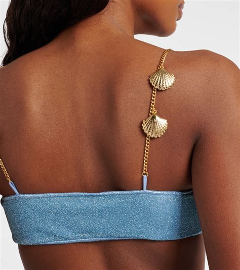 Lumière embellished bikini in blue Oseree Mytheresa