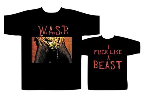 W A S P I Fuck Like A Beast Official Men S Short Sleeve T Shirt