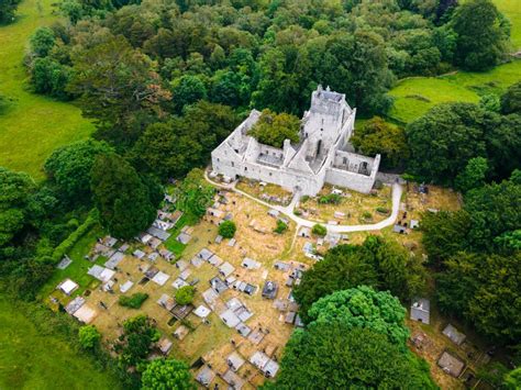 Muckross Abbey from the Air Stock Photo - Image of aerial, ruin: 233512522