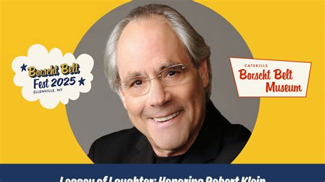 Legacy of Laughter: Honoring Robert Klein | Catskills Borscht Belt Museum