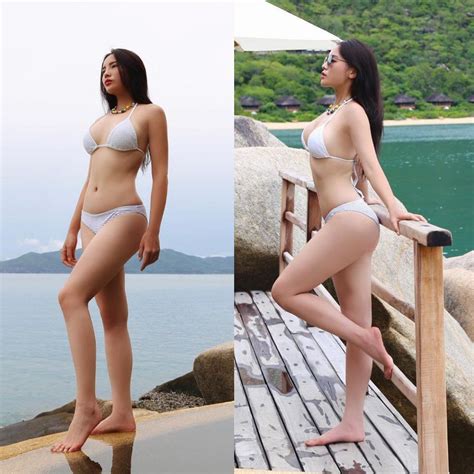 Kỳ Duyên diện bikini khoe dáng đẹp như tạc nhưng chú ý hơn là làn da mất mác Hoa hậu
