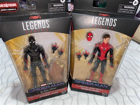 Marvel Legends Spider Man No Way Home Traje Integrado Negro Meses Sin