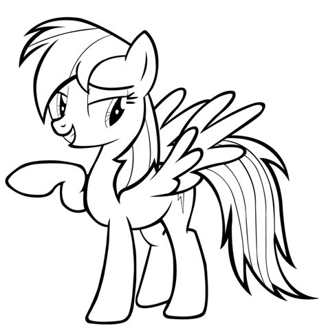 Rainbow Dash Printable Picture