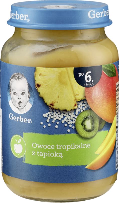 Gerber Organic Deserek Owoce Tropikalne Z Tapiok G Kupuj W Zawsze