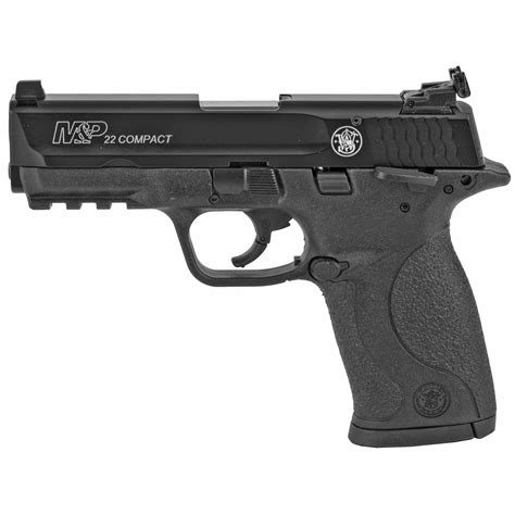 Smith Wesson M P Compact Lr Pistol Threaded Barrel Black