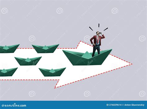 Choosing the Right Path, Leadership. Concept. Stock Photo - Image of ...