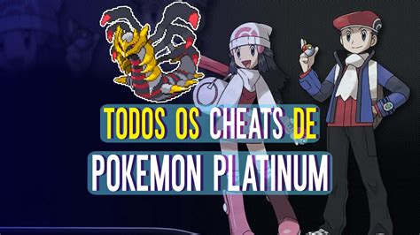 Pokemon Platinum Cheats Lista Com Todos Os Códigos 2023 Clube Do Vídeo Game