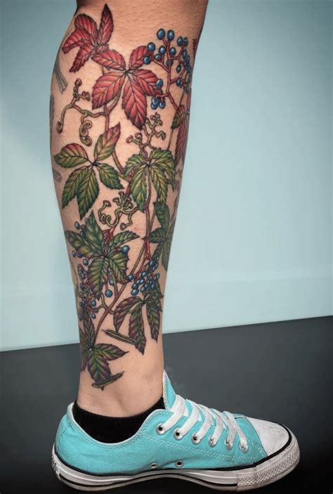 flower leg tattoo ideas orangetattooshopcom