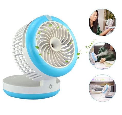 BearsFire USB Mini Cooling Misting Fan Portable Water Spray Fan