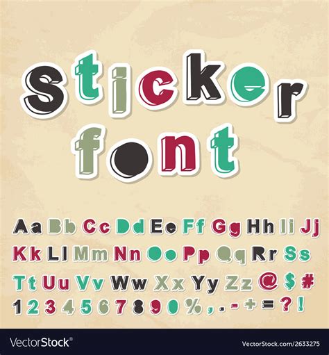 Top 97 sticker font đẹp nhất Co Created English