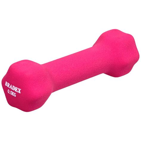 Гантель неопреновая Bradex 0.5 кг розовая купить по цене 319 ₽ в ...